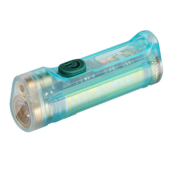 Mini nyckelring Ficklampa LED-lampa BLÅ Blue