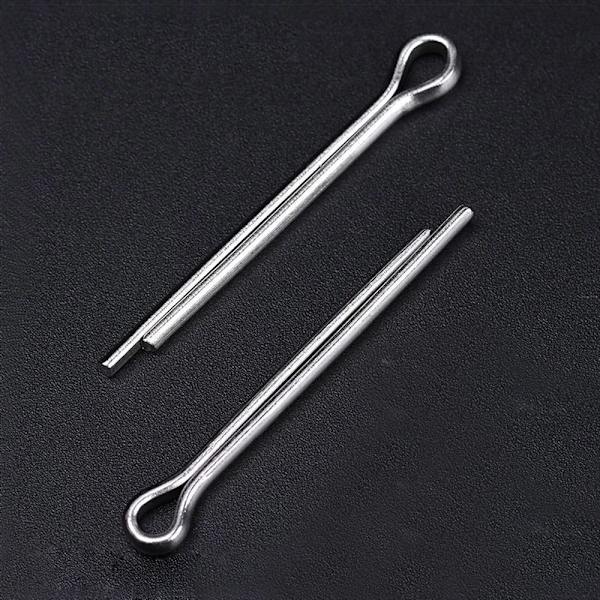 40 stk Sykkel Skivebrems Låsstifter Splittstift Splint Silver