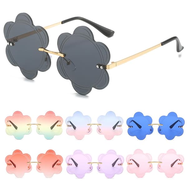 Flower Lens Solbriller Mode Solbriller SORT SORT Black