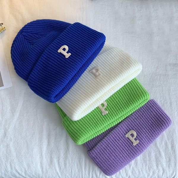 Fleece varm stickad mössa cap mössa GRÅ grey