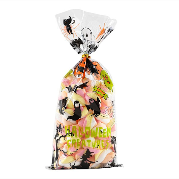 50 stk Halloween slikposer Slikkagepose A A A