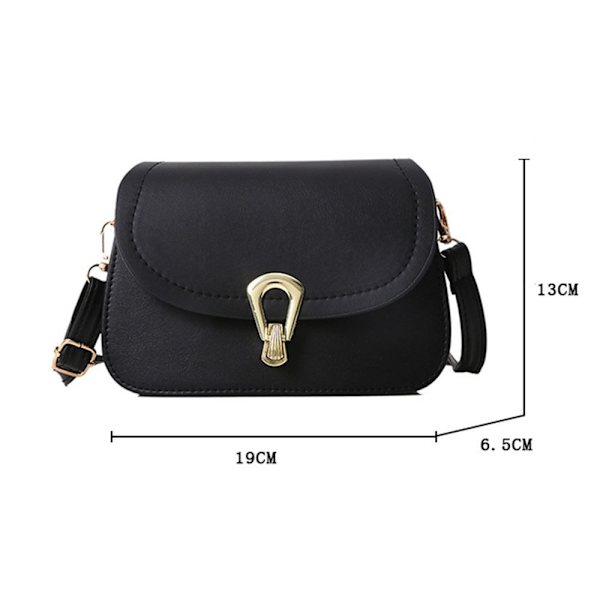 Messenger Axelväska Crossbody Väskor MÖRKBRUN dark brown