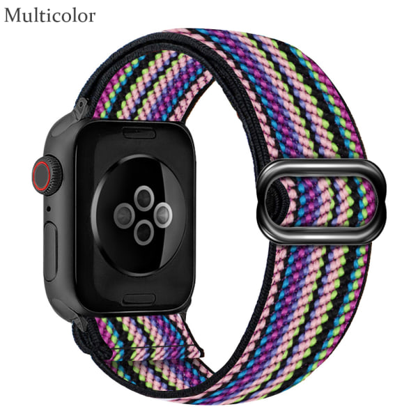 Nylon för Apple Watch band Multicolor