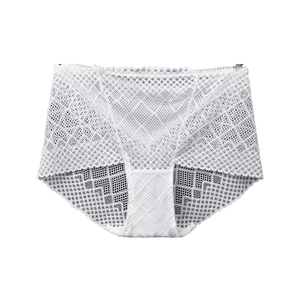 Spetsunderkläder Franska trosor VIT XL White XL
