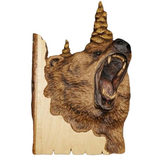 Skulptur Væghængende BJØRN BJØRN BEAR