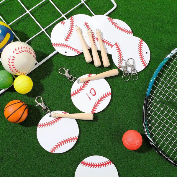 12 st Baseball Nyckelringar Sport Nyckelring 1 1 1