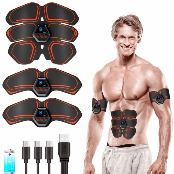 ABS Stimulator Muscle Stimulator Trainer BLÅ blue