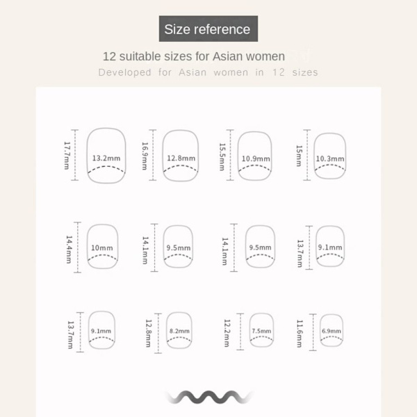 24 stk. False Nails Short Square Z-151 Z-151 Z-151