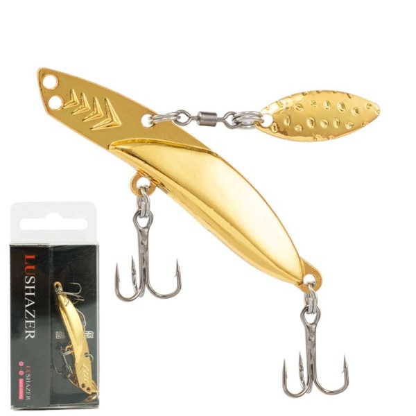 2st Metall VIB Blade Lure VIB Fiskedrag GULD 7G Gold 7g