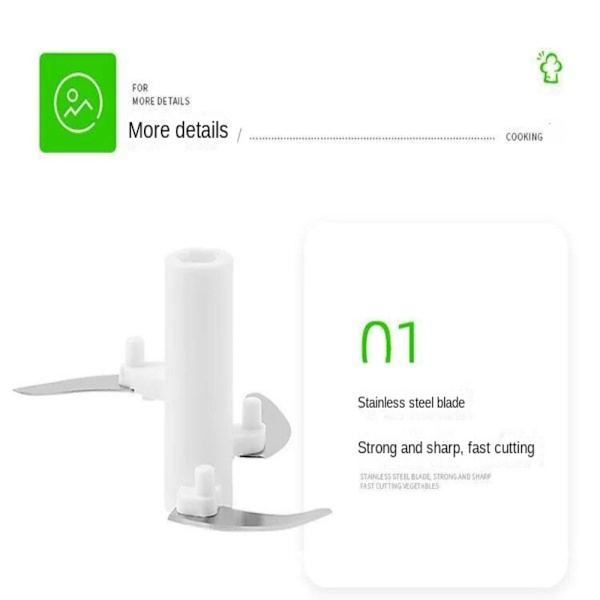 Matkutterhakker HVIT white