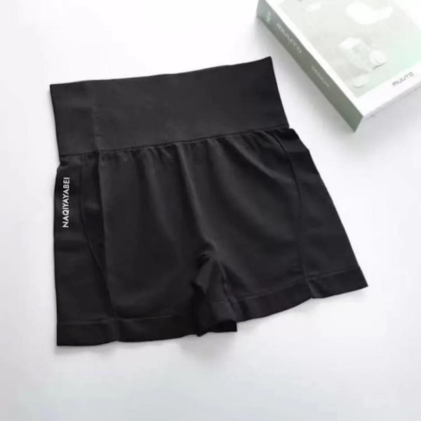 Sportsshorts Yoga Shorts SVART Black