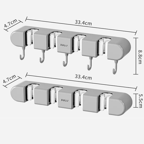 Badeværelseskroge Moppeholder GRÅ grey