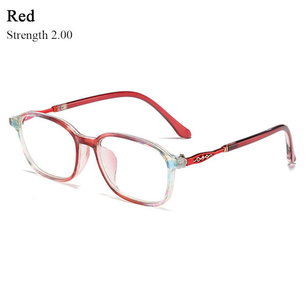 Lesebriller Briller RED STRENGTH 2,00 STRENGTH 2,00 red Strength 2.00-Strength 2.00