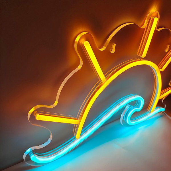 LED Sunset Sunrise Neon Neonskyltljus A A A