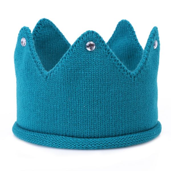 Crown Baby Hat Vastasyntynyt tyttö Poikahattu GREEN DRILL DRILL Green Drill-Drill