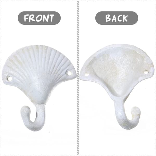 3st Sea Shell Shape Nautical Hooks Nautical Beach Wall Krokar