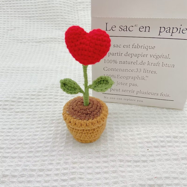 Konstgjorda blommor Handstickad blomma E E E