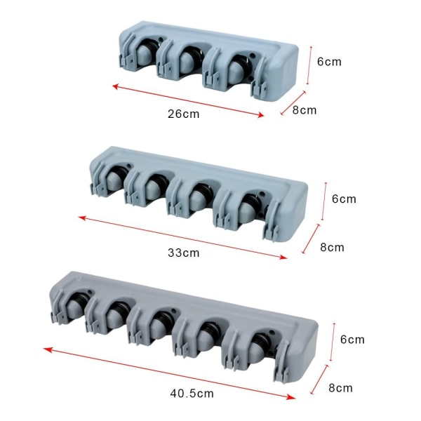 Kvasthållare Moppfäste 4 OCH 5 SVART 4 ​​OCH 5 SVART 4 and 5 Black