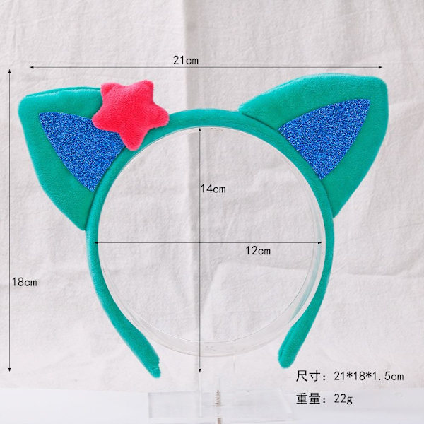 Plysch hårband Cat Ears Hårband 5 5 5