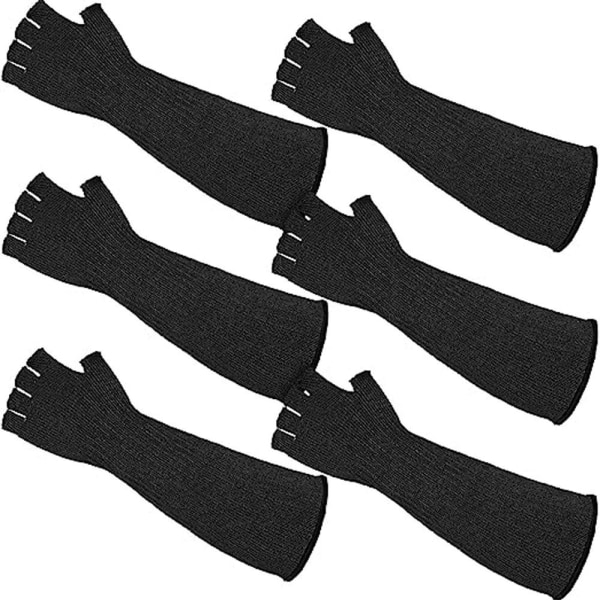 3 Pairs Anti Cut Gloves käsivarsien suojaholkki HPPE-leikkauksenkestävä 3 pairs