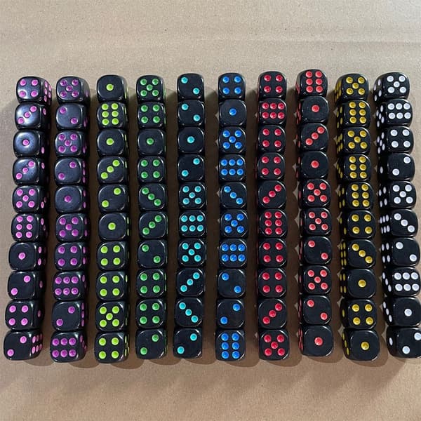 Akryyli Dice Cube Dice SKY BLUE sky blue
