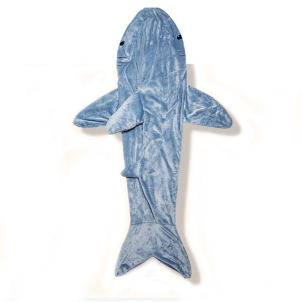 Shark Blanket Bärbar filt Shark Sovsäck