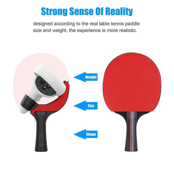 Pöytätennis Paddle VR Controller Grip Pöytätennispeli