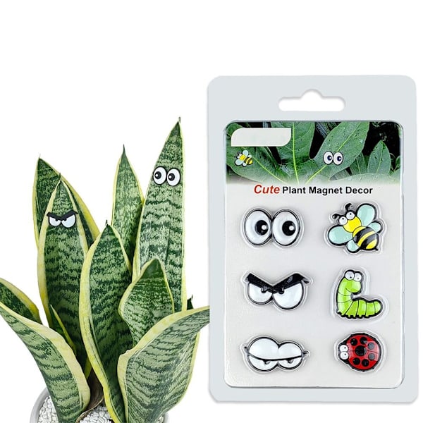 6 kpl / set Plant Magnet Pins Charms Plant Accessories