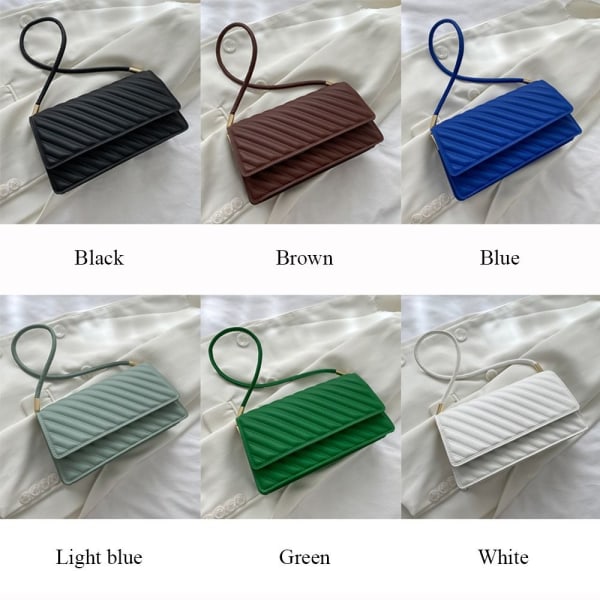 Skuldertaske Underarmstaske BLÅ blue