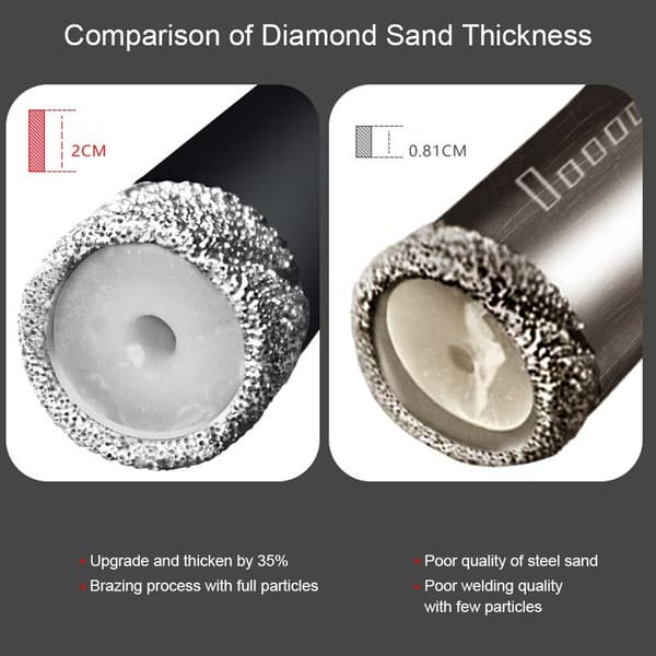 Tørbor Vakuumloddet Bit 10MM 10mm
