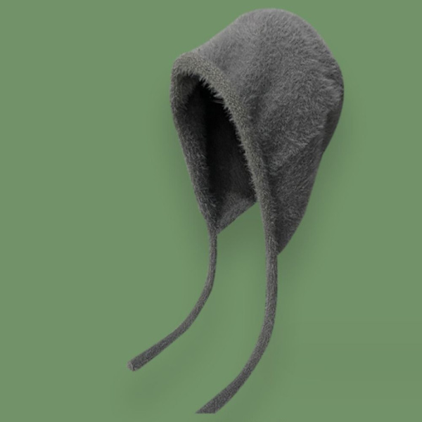 Ørebeskyttelseshat uldkasket GRÅ Gray