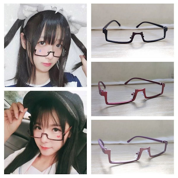 Half Frame Briller Briller SORT black