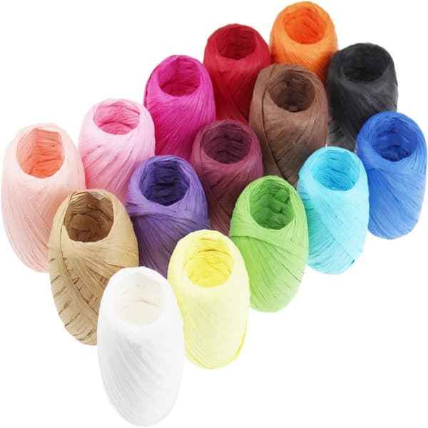 Raffia Ribbon Raffia Garn Pappersband