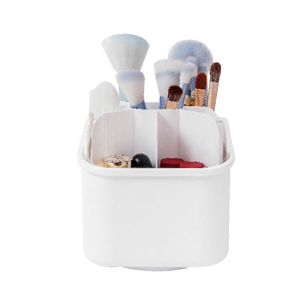 Makeup Brush Opbevaringsboks Børsteholder HVID UDEN LÅG UDEN white without lid-without lid