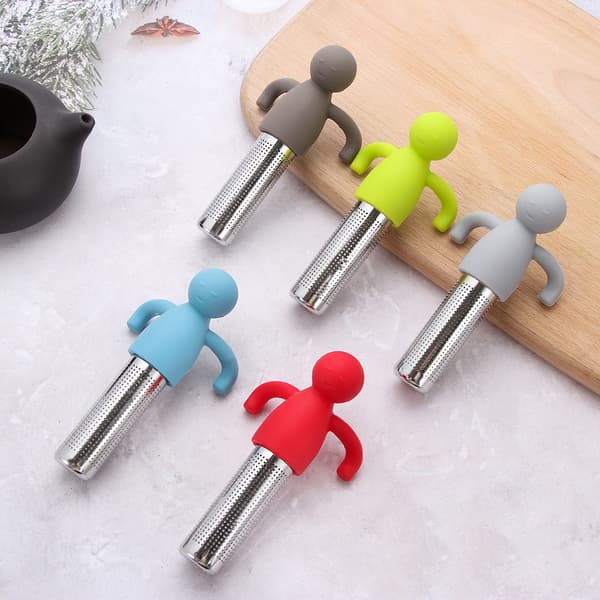 Teinfusor Little Man Shaped GRÅ grey