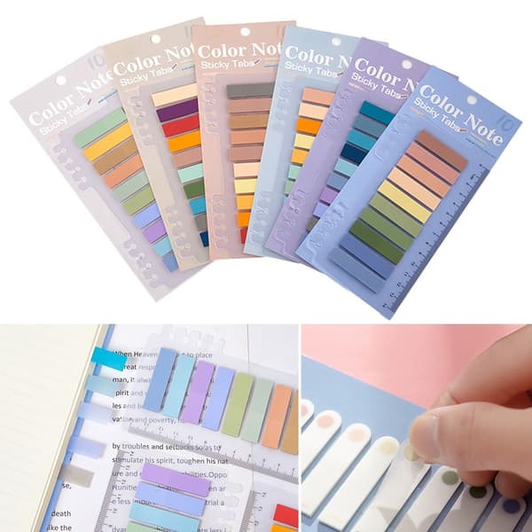 3 pakke Sticky Notes Memo Pad Tabs 5 5 5