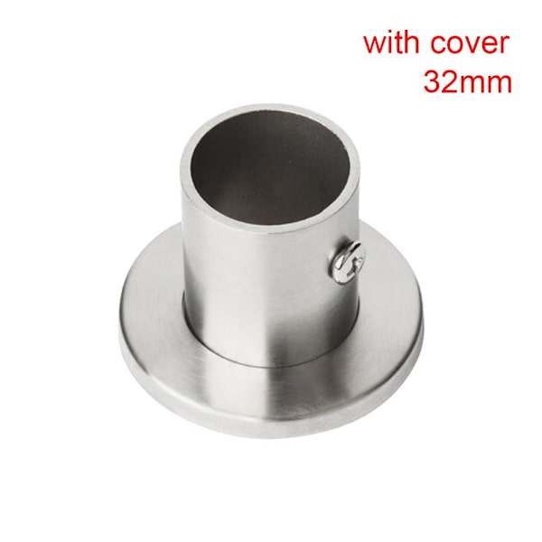 1 stk 19mm-32mm skabsflangestangholder 32MMWITH DÆKSEL MED DÆKSEL 32mmwith cover