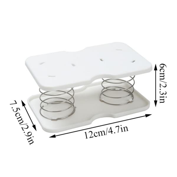 4 stk Papirhåndkleboks Springholder Tissue Box Spring Support 4pcs white