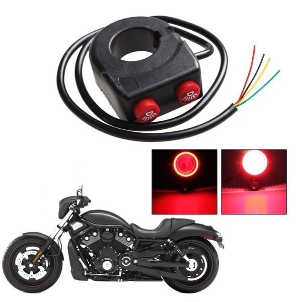 2 stk Motorsykkel Kombinasjonsbryter Moto Light Controller B B B