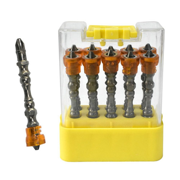 Cross Drill Bit Skrutrekker Bits GUL Yellow