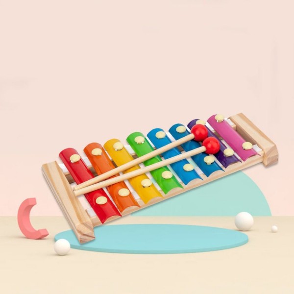 Baby Sensory Toys Pussel Rainbow Blocks 3 3 3