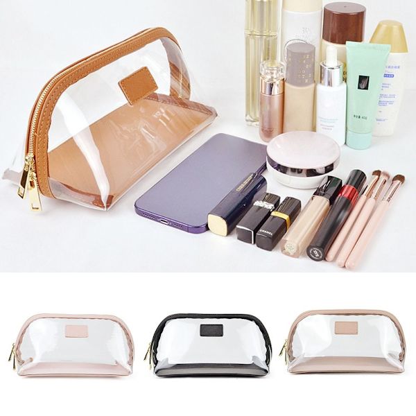 Makeuptaske Jelly Bag SORT L Black L