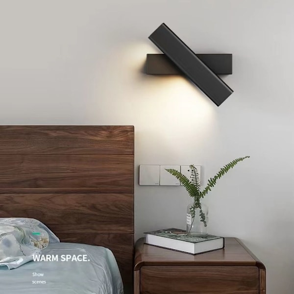 LED Vegglampe Tre HVIT 3 FARGE BYTTbar 3 FARGER BYTTbar white 3 color changable-3 color changable
