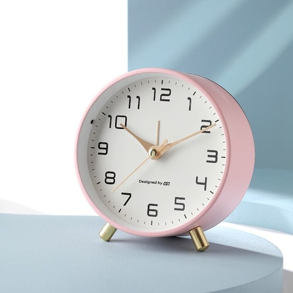 Skrivbordsbordsklocka Wake Up Bordsklocka ROSA Pink