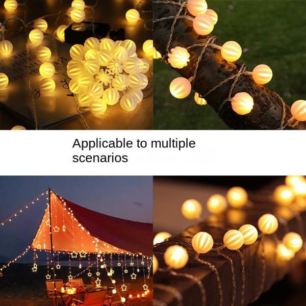 Batteridrevne String Lights Globe String Lights Ball Warm White 16.4ft 40 LED-16.4ft 40 LED