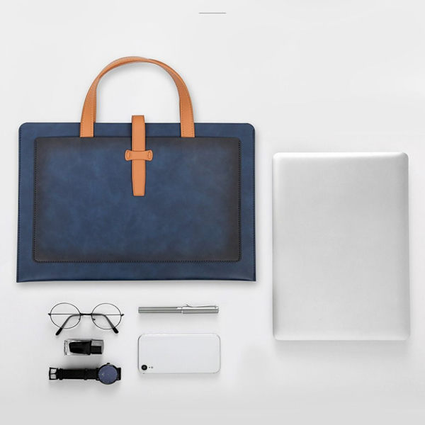 Business Document Bag Kannettavan tietokoneen käsilaukku HARMAA grey