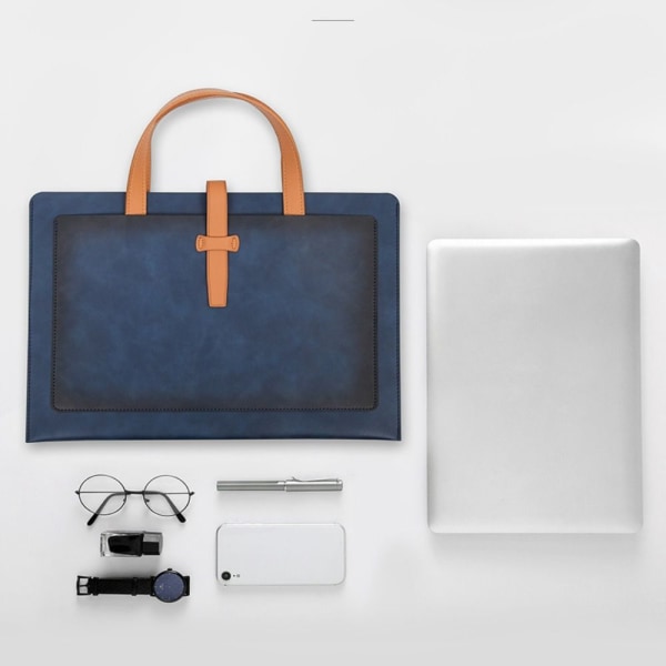 Business Document Bag Laptop Håndtaske BRUN brown