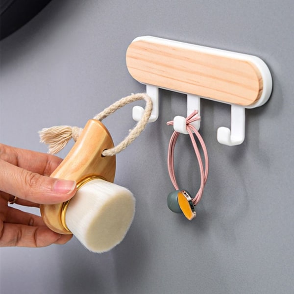 Trekroker Vegghengere Kroker HVIT 3 KROKER 3 KROKER White 3 hooks-3 hooks