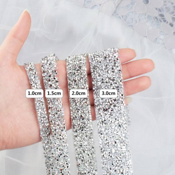 Rhinestone Ribbons Fix Rhinestone Tape 2CM 2CM 2cm