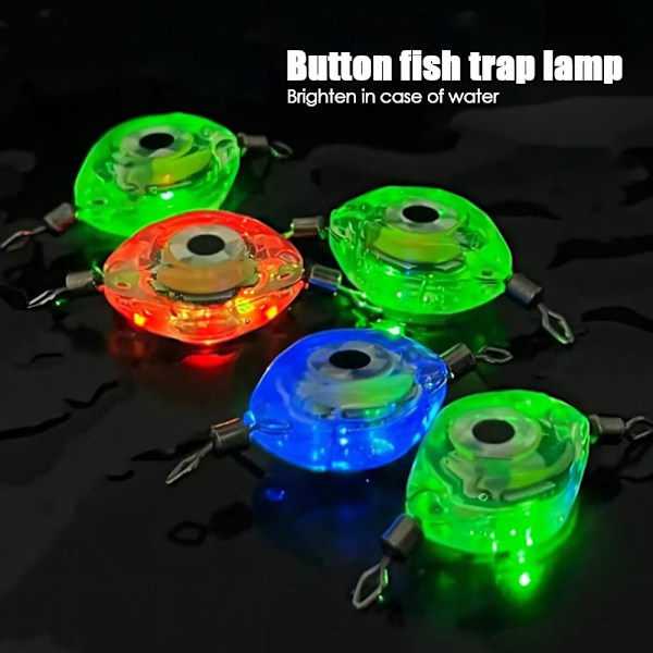 LED Lure Light Flash Lamp FÄRGRIKT LJUS FÄRGRIKT LJUS Colorful Light